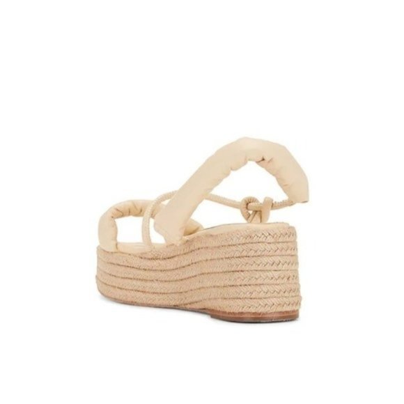 Equitare Kinga Espadrille Sandal in Cream - Picture 3 of 12